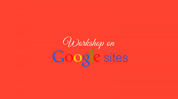 Online workshop on Google Sites