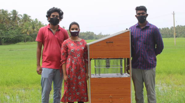 EEE students develop solar powered system to destroy farm pests