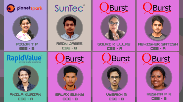 More placements at Planetspark, Rapid Value Solutions, Sun Tec, and QBurst