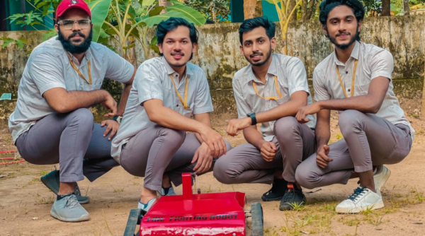 ME students develop robot car that extinguishes fire
