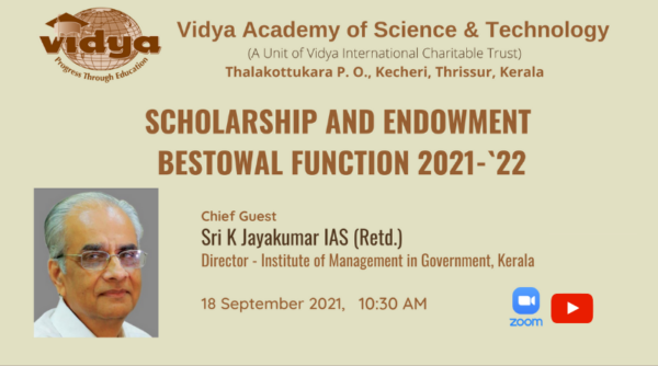 Scholarship and endowment prize distribution function 2021