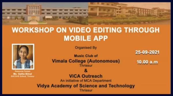 Online workshop for college students by ViCA Outreach grabs headlines