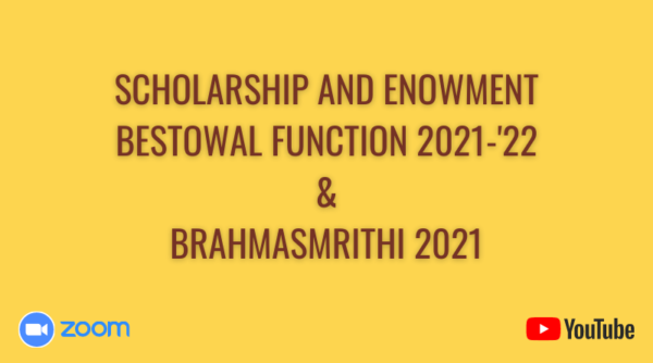 Vidya to organise Brahmasmrithi and Scholarship Distribution Function this year in the online mode