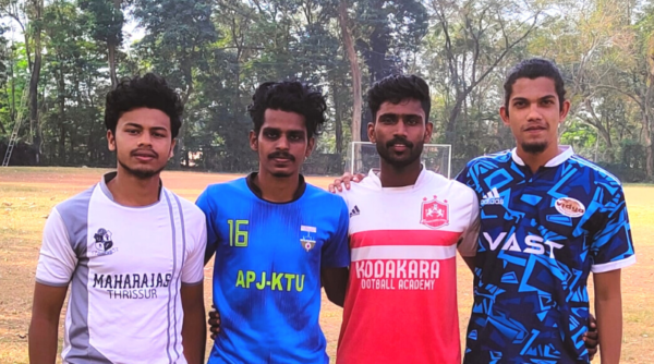 Four Vidya students in KTU football team