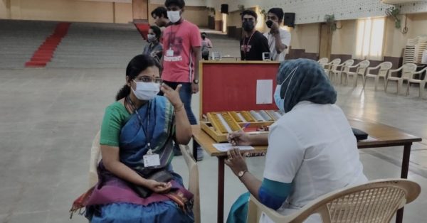 NSS units organise free eye camp in Vidya campus