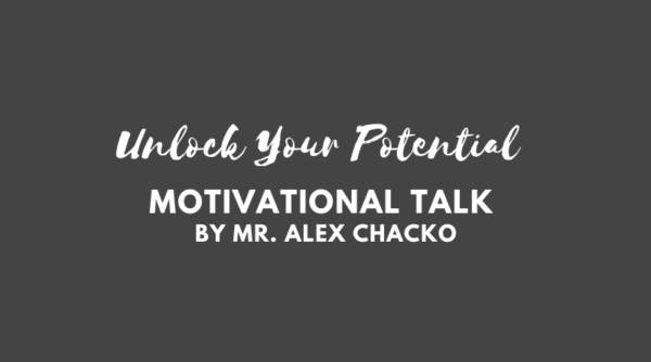 "Unlock your potential": Motivational talk by Mr Alex Chacko, ME faculty member