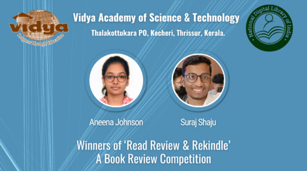 Winners of  ‘Read Review &  Rekindle’ - A Book Review Competition by VAST Central Library  