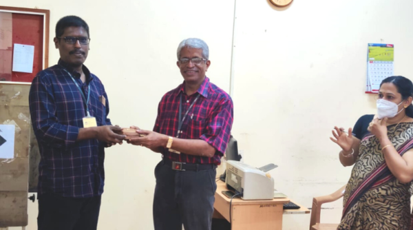 ECE Department Bids Farewell to Mr. Rakesh V S