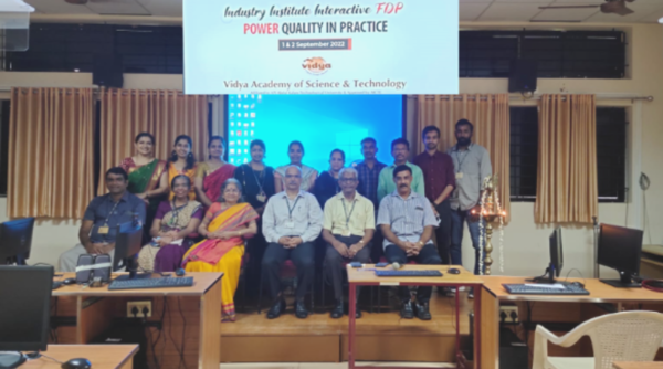 EEE Dept conducts Industry Institute Interaction FDP on Power Quality in Practice