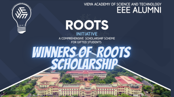 EEE Dept announces Winners of  ROOTS  Scholarship