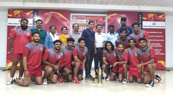 Vidya Kabaddi Team (Men) retains the APJAKTU Championship