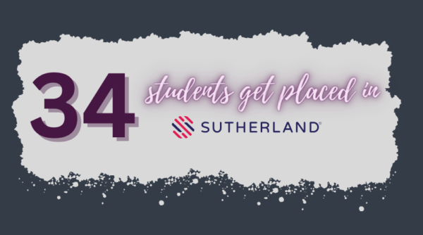 Thirty Four students placed at Sutherland
