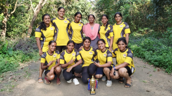 Vidya Tug of war (women) Team wins runner up trophy  in E Zone Inter Collegiate Championship