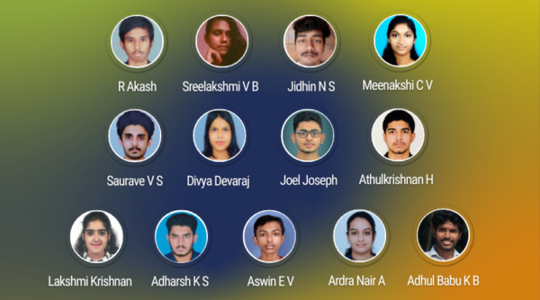 Vidya Toppers in Second Semester B Tech Examinations