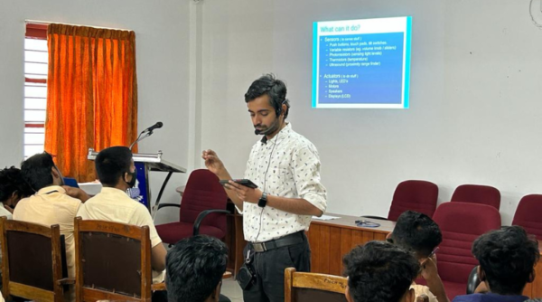 EEE Dept organises workshop on “Introduction to Embedded Systems using Arduino”