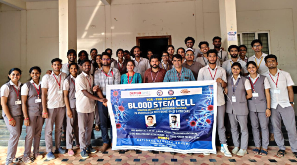 Vidya's Blood Stem Cell Donation Camp stands remarkable with the huge participation of engineering students