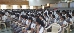 A cross section of the students participating in the Infosys Springboard awareness session.
