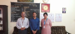 After interacting with the 2024 and 2025 graduating batch students, the Infosys Springboard team members spent time discussing official matters with the Principal at his Office.