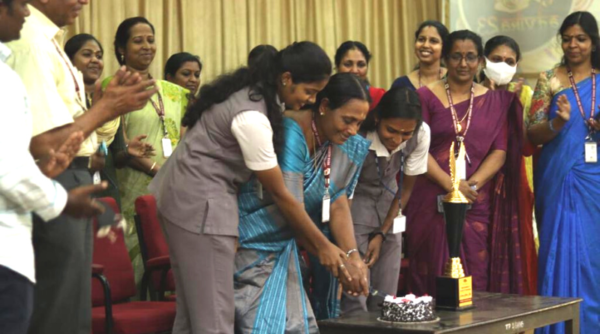 ECE Students arrange a function to honour ‘Dept Sports Champions' and a befitting tribute to Ms Jeeja K R on her retirement