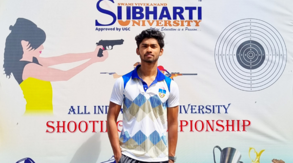 Vidya student participates in All India Inter University Shooting Championship