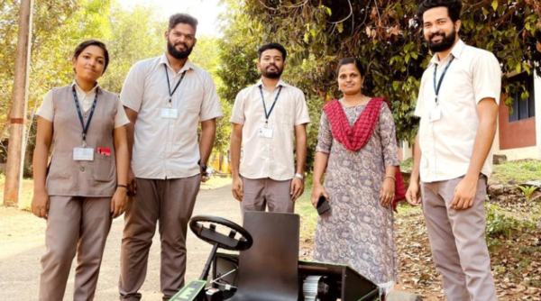 Vidya EEE students develop cost-effective Electric Go-Kart