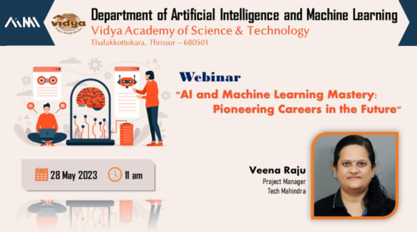 AI ML conducts webinar on ‘AI and Machine Learning Mastery: Pioneering Careers in the Future’