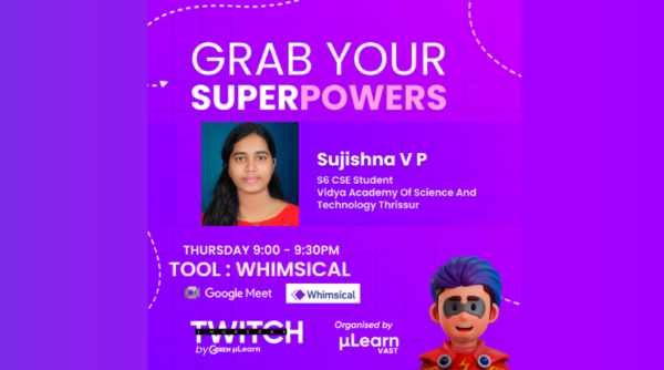 MuLearn VAST organizes session on 'Grab Your Super Power'