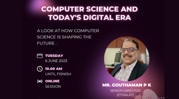 CSE Dept conducts session on ‘Computer Science and Today’s Digital Era’