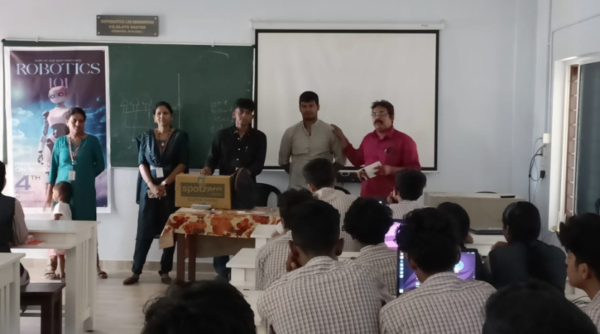 ECE Dept conducts workshop on Robotics for school students