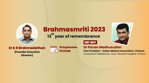 'Brahmasmrithi 2023' Vidya to pay tribute to Er K R Brahmadathan