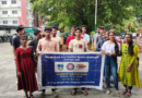 Cleanliness drive at Guruvayur Railway Station by NSS volunteers