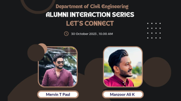 CE Dept hosts Dept Alumni Interaction Series ‘Let’s Connect’