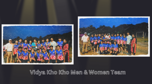 Vidya Kho Kho team Men Team wins trophy for Champion and women team wins second runner up in E Zone Inter Collegiate Championship