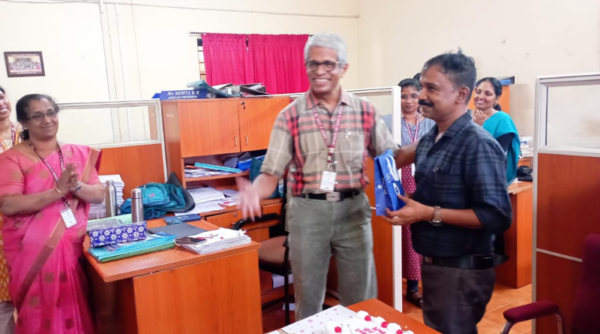 ECE Dept bids farewell to Mr Anand E T (Trade Instructor, ECE Dept)