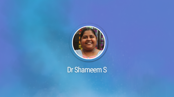 Hearty congratulations to Dr Shameem S on her hard-earned Doctorate Degree
