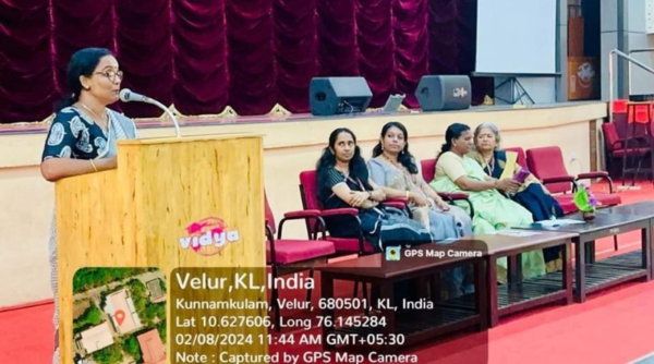 Vidya Women Empowerment Cell jointly with Kerala Women's Commission organizes seminar on 'Healthy Relationships"