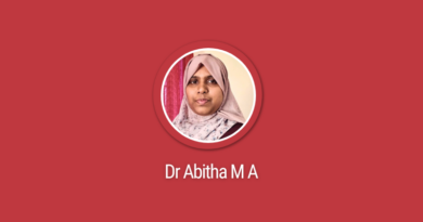 Hearty congratulations to Dr Abitha M A on her well-merited Doctorate Degree