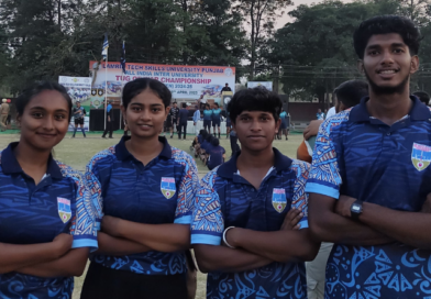 Vidya Students represent APJ AKTU in All India Inter University Tug of War Championship