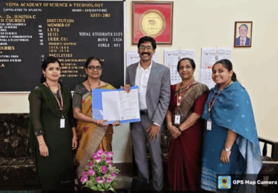 MoU between Inker Robotics Solutions Private Limited and Vidya Academy Of Science & Technology
