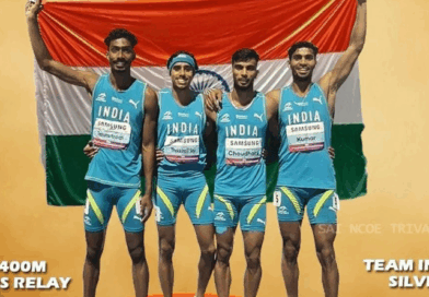 Vidya Alumnus Mr. Manu T S brings pride to the global stage, powering India to a Silver Medal victory in the Men’s 4x400m Relay 2025 at Gumi, South Korea