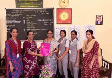 Releasing ceremony of AIML Dept newsletter ‘GAZETTE 2024-25’