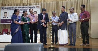 ISTE Kerala Section State Convention at Vidya explores AI’s potential for achieving Sustainable Development Goals