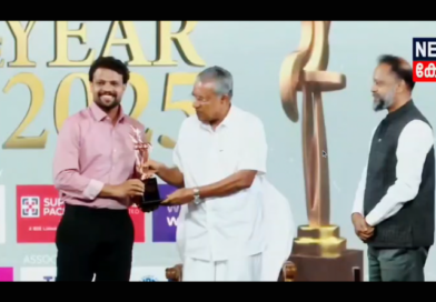 News 18 Kerala honored Vidya alumnus Aneesh T. A. with the Popular Malayali of the Year 2025 Award