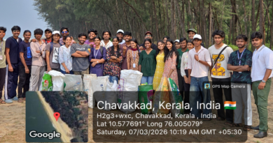 NSS conducts Beach Cleaning Drive at Chavakkad Beach