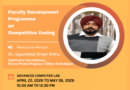 Faculty Development Program on Competitive Coding