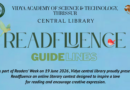Invitation to participate in ‘Readfluence’ – Online Book Review Contest by Vidya Central Library