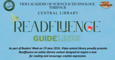 Invitation to participate in ‘Readfluence’ – Online Book Review Contest by Vidya Central Library