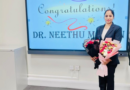 Heartiest Congratulations to distinguished alumna Dr. Neethu Mohan on her Ph.D. achievement