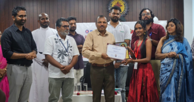 NSS volunteer honoured with Certificate of Excellence for Rudhirasena coordination