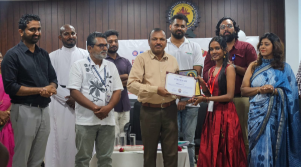 NSS volunteer honoured with Certificate of Excellence for Rudhirasena coordination